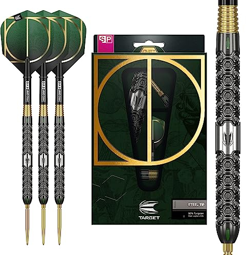 Target Darts Cult 03 90% Wolfram Schweizer Spitze Stahlspitze Darts Set, 24G | Swiss Point Dart Set, Tungsten Barrel, Profi Dart Set, Swiss Point Tool inklusive