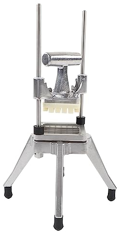 Cortador de Patatas Fritas Cortador de Patatas Fritas, Cortador de Patatas Profesional, Cortador de Verduras Acero Inoxidable con Cuchillas de Acero Inoxidable 304 Tamaño