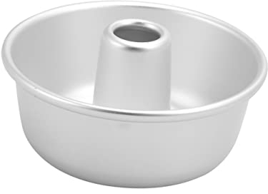 LIFKOME Stampo Per Ciambelle in Lega Di Alluminio Teglia Da Forno Rotonda Stampo Per Torte Mousse Facile Da Rilasciare Antiaderente Design Crimpatura