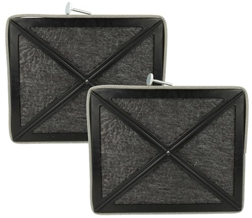 vhbw 2x Activated Carbon Filter compatible with Miele DA226, DA227, DA279, DA360, DA361, DA362, DA229 Extractor Hood - 20.5 x 17 x 3.3 cm