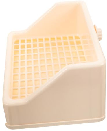 SUPVOX Bac à Litière pour Petits Animaux Toilette Lapin avec Design Amovible Et Antidérapant pour Rongeurs Et Facile à Nettoyer Couleur