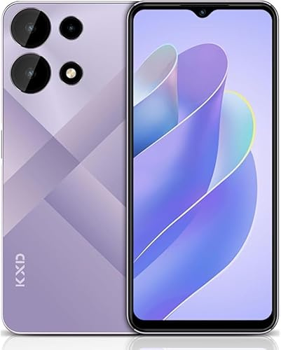 KXD A10 Smartphone 12Go RAM 128Go ROM 256GB Extend 6.6'' HD 90Hz Écran Android 13 Téléphone Portable 13MP Caméra 4500mAh 4G Double SIM Octa-Core/Face ID/GPS