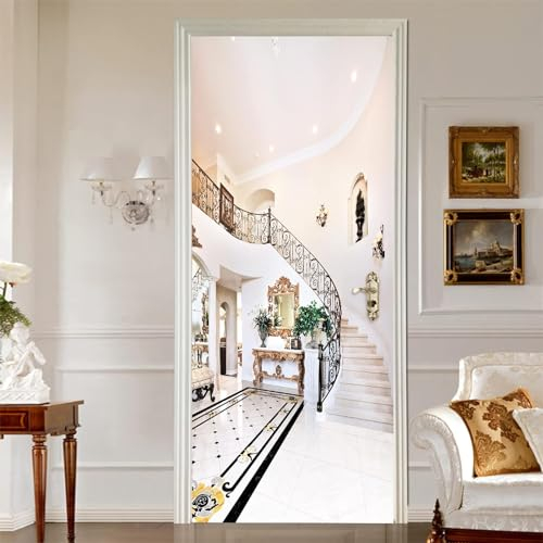 Türtapete Selbstklebend Treppe Steintreppe 90 X 200 Cm Türposter Türaufkleber Selbstklebend Fototapete Türfolie Türtapete 3D Tür Aufkleber Wand-Deko Dekoration Wohnung - Fotos Von Kinderzimme -2X6I8R1