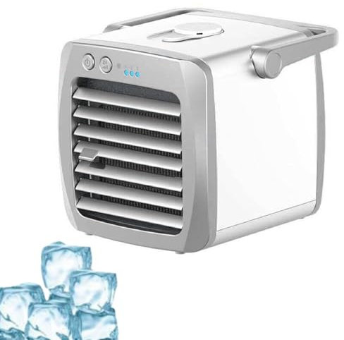 Climatiseur portable, refroidisseur d'air par évaporation personnel, mini climatiseur portable, ventilateur d'unité AC, climatiseur personnel