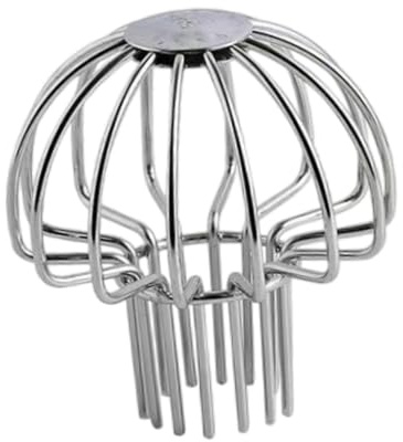 ＡＷＨＡＯ Grille de Protection pour Gouttière, Protection de Gouttière en Acier Inoxydable, Filtre de Descente, Maille Serrée Anti-Débris, Couvercle de Drainage pour Toit et Balcon, 40mm à 50mm