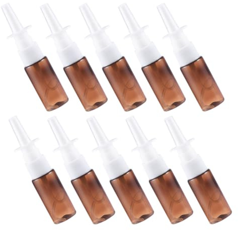 Healvian Flacone Spray 10 Ml in Pet Resistente 10 Pezzi per Viaggio e Skincare Leggero Riutilizzabile
