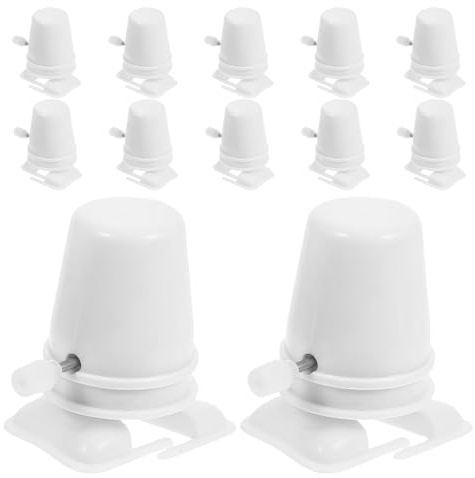 Toyvian 12 st. urverksgångrörelse: benrobot gör-det-själv uppdragbar mekanisk leksak - för kreativ konst barn gör-det-själv-pyssel uppdragbar leksaksbas