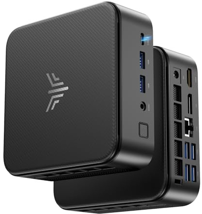 KAMRUI Gaming PC with 7430U, 32GB RAM 512GB M.2 SSD Mini PC, Mini Gaming Computer with 6 USB-A, USB-C, HDMI, DP, Triple 4K, WiFi 6, BT 5.2