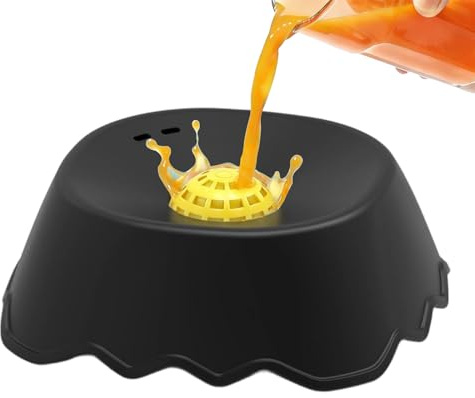 demaxiyad Bol À Lécher Liquide Canin | Jouet D'Enrichissement Interactif Avec Balle Roulante À Friandises,Gamelle Anti-Glouton Et Anti-Dérapante Pour Chien | Pour Jeu Maison Appartement Cuisine Voyage