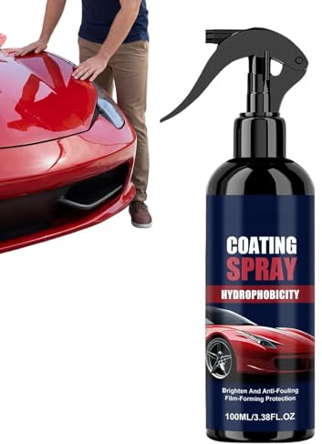 Agente De Recubrimiento En Spray - 100ml Hidrofóbico Restaurador De Larga Duración - Spray De Revestimiento Automotriz,Para Sedán Camión Autocaravana Motocicleta Scooter ATV Taller Detallado Hogar Gar
