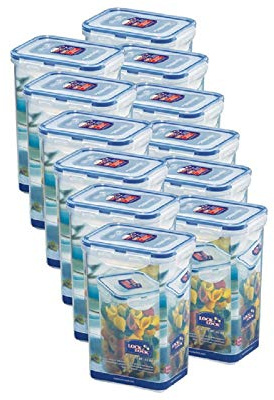 Lock&Lock | HPL809 Vorratsdosen & Frischhaltedosen | Füllmenge 1,3 L | BPA frei & spülmaschinengeeignet | luftdicht & wasserdicht | Aufbewahrungsdose & Vorratsbehälter mit 4fach Klickverschluss