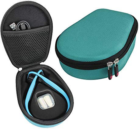 Hermitshell Duro Eva Custodia da Viaggio per AfterShokz Trekz Titanium AS600OB Cuffie bluetooth a conduzione ossea wireless (Blu Oceano)