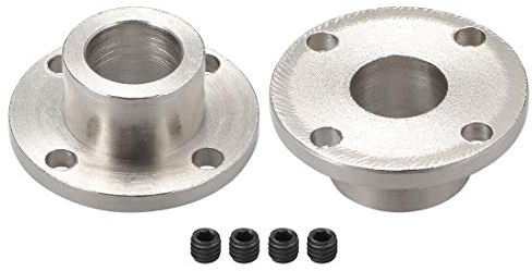 sourcing map 12mm Inner Dia H13*D18 Rigid Flange Coupling Motor Guide Shaft Coupler Motor Connector 2PCS for DIY Parts