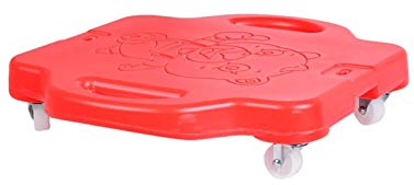 Hamaio Rollbrett, Scooter Board - Transportroller Aus Kunststoff Mit Sicherheitsgriffen Für Fitnessstudio, Klasse, Spielplatz Oder Den Heimgebrauch