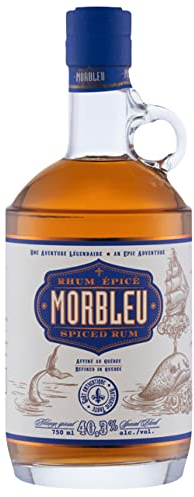 Les trésors d'érable Rhum épicé Morbleu - Meilleur rhum épicé au monde 2022 - San Francisco Spirit - Distillerie Mariana - Aux 5 épices - 40,30% Vol
