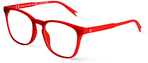 BARNER - Gafas Luz Azul Dalston para Ordenador - Gafas con Filtro de Protección Contra La Luz Azul Para Niños y Niñas (Ruby Red) - Color Rojo