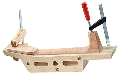 Werkzeuge zum Gitarrenbau Gitarrenhals-Trimm-Stützform Polieren Von Holzformen Mit Fester Stütze DIY-Schablonenherstellungswerkzeug