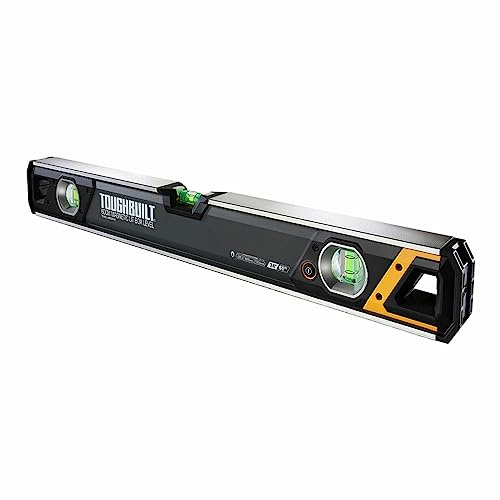 Toughbuilt Nivel de Burbuja tb-h2-l-m60lh-m Magnético Tubular Iluminado 60 cm