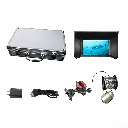 Unterwasser-Angelkamera mit 7 Zoll Fischfinder Wasserdichte Angeln Unterwasserkamera High-Definition Unterwasser-Fischfinder 180° Angeln Kamera Set