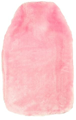 Wärmflaschenbezug aus weichem Kunstfell, nur für 2 l (Babyrosa)