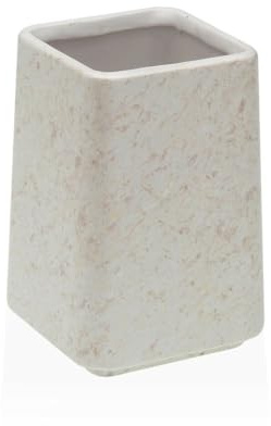 Versa Tandborsthållare vit keramisk plast 7 x 10 x 7 cm