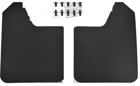 Paraspruzzi Auto Rally Sport Paraspruzzi Universali Paraspruzzi Paraspruzzi Parafanghi Anteriori Posteriori Per Pick-up Auto SUV Van Truck Parafango Paraschizzi (Colore : 2pcs-Black)