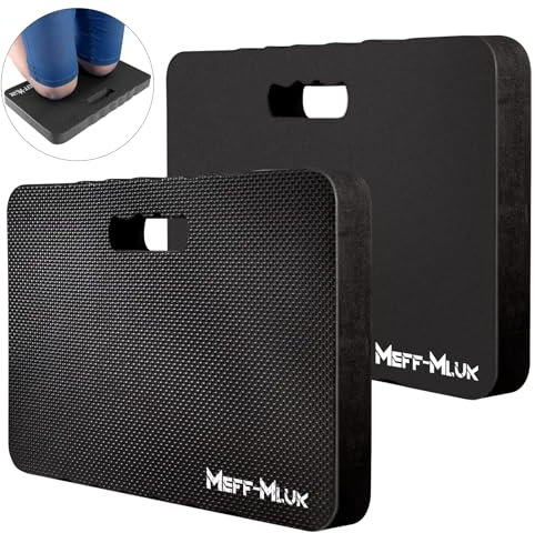 Meff-Mluk Knieschoner für Garten, bequemes Kniepolster, Schaumstoff-Kniematte, Knieschoner für Gartenarbeit, Outdoor, Arbeit, Yoga, Bad und mehr, 42 x 26 cm, 2 Stück