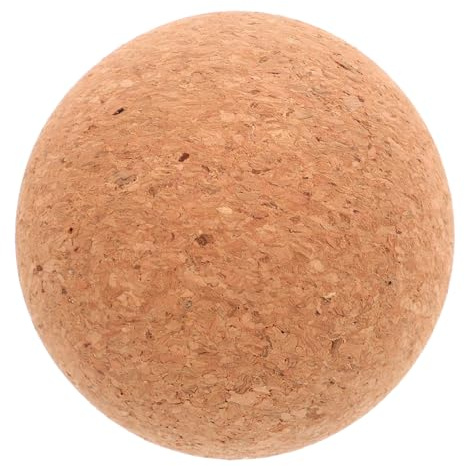 SEWOART Kleiner Massageball aus Korkstaub Leicht und Vielseitig als Handmassagegerät und Fitnessball für Nacken- Rücken und Taillenmassage zur Muskelentspannung vor Yoga und Fitness
