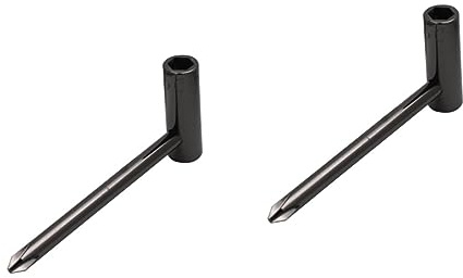 Vaguelly 2stücke Gitarre Truss Rod Werkzeug Einstellbarer Metall-schlüssel Für -gitarre Langlebig Und Einfach Zu Bedienen Für Gitarrenreparatur Und Halsanpassung Schwarz