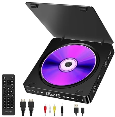 MZZYG Lecteur DVD Accueil Lecteur DVD Haute Définition Prenant en Charge Les Applications Étendues De La Télévision 1080PFilm