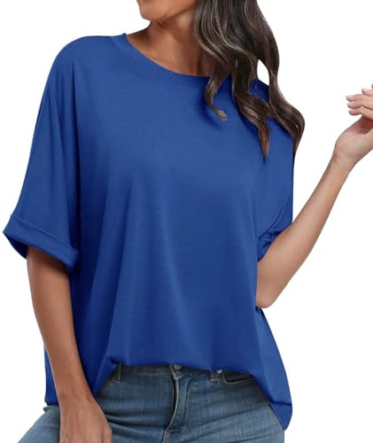 T Shirts Corta Donna In Saldo Cropped Sweater Offerta Camicia Elegante Da Sera Donna Camicette Viscosa Blu Elettrico Vari Colori T Shirts Confezione Maglietta Manica Corta Rossa Cotone Palestra
