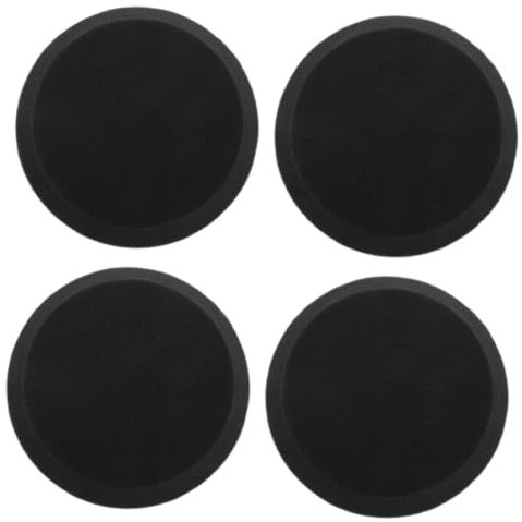 Veemoon 4stücke Schwarze Gewinkelte -schwämme Für Präzises Polieren Von Auto Und Möbeln Für Schnelles Und Gleichmäßiges Buffern