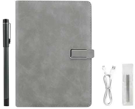 Smart Digital Notebook Drawing Pad with Smart Pen, Real-Time Digital Sketchbook Writing Pad, Bluetooth Wireless Digitizing Notes for Students, Professionals, and Eco-Conscious Users (H)