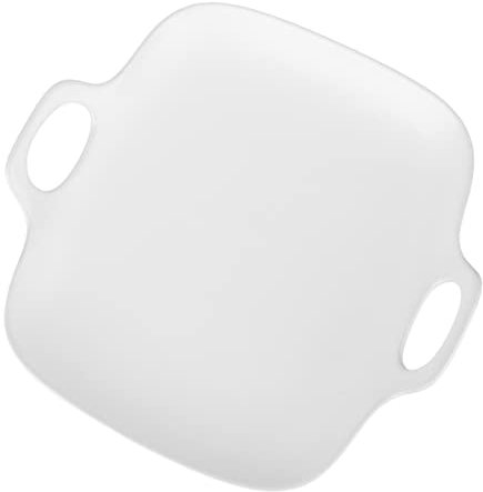 Zerodeko Bandeja De Cerámica Para Hornear Con Asa Doble Para Servir Postres y Pasteles