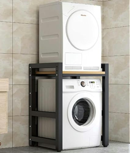 Drum Washing Machine Storage Unit Over Washer Cabinet Stacking Kit for Washer & Dryer HeavyDuty Laundry Shelf for Bathroom Kitchen Balcony 300kg Capacity