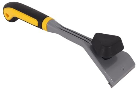 DUZEPA Carbide Paint Scraper with 63.5mm Double-Edged Tungsten Carbide Blades Soft Grip Wood Scraper for Removing Paint Glue Grout Varnish