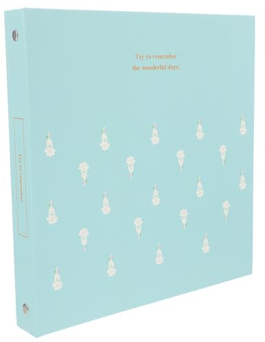 POPETPOP Selbstgemacht Pflanzenalbum Loseblatt Scrapbook mit Selbstklebendem Papier Blumenaufbewahrungsalbum für Getrocknete Pflanzen Flexibles Herbarium für Schule und Botanische Sammlung