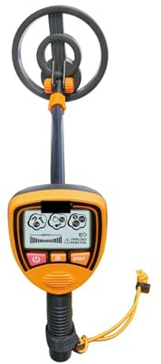 Metal Detector, Metal detector dorato for bambini 10-100 cm, alta sensibilità, modalità tutto metallo e disco, bobina Pinpointer da 6,8 pollici, regalo for(2)