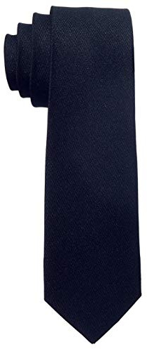 MASADA Cravatta Uomo accuratamente realizzata e rifinita a mano 6 cm di larghezza - Blu notte