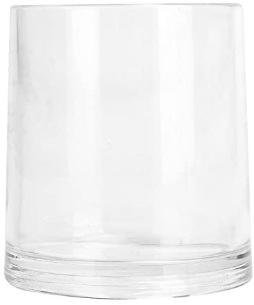 Vasos de plástico reutilizables de 200 ml, vasos de cerveza redondos con vasos de acrílico para beber para bar restaurante familiar(Claro)