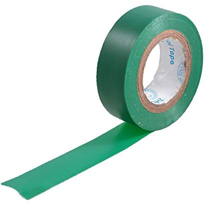 OFUNGO Cinta selladora para calafatear cinta selladora, 17 mm de ancho, cinta aislante adhesiva, color verde, 10 m, 32 pies (Nastro adesivo adesivo verde largo, 17 mm, verde, 10 m, 32 pies