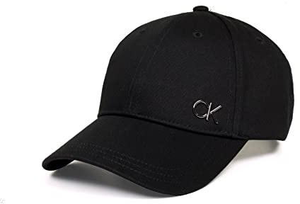 Calvin Klein Herren Cap Ck Bombed Metal Basecap, Schwarz (Ck Black), Einheitsgröße