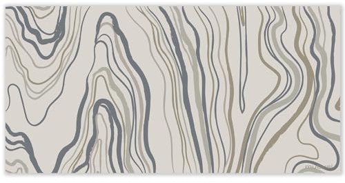 mubusi Tapis Vinyle du Sol Cuisine Salon - Différentes Tailles - (Kimono 90x180 cm)