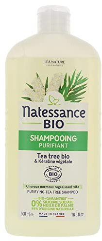Natessance shampooing purifiant tea tree bio 500ml