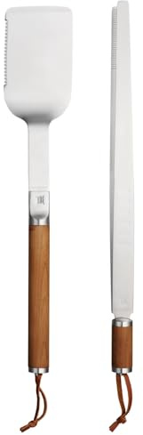 Fiskars Norden Grill Kock Grillbestick, 2-delars Set, Spatel och Tång