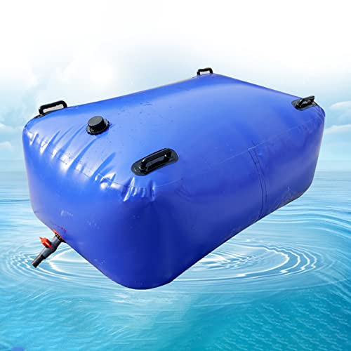 Wassersack Wasserbehälter Wasser Kanister Beutel, 500 1000 2000 5000 L Großes Wasserfass Für Pflanzen, Garten, Hühner, Lager Und Pferde, Faltbarer PVC-Wassertank Mit Griff Und Wasserhahn Für Dürreresi