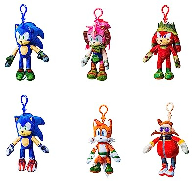 Sonic Clip su peluche serie 1, selezionato casualmente