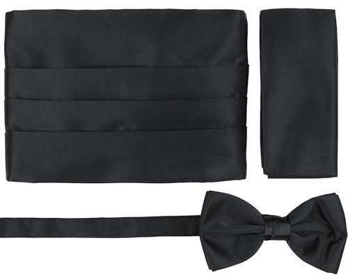Suitable Set Kummerbund Flieg Einstecktuch Set - Herren - Bekleidung