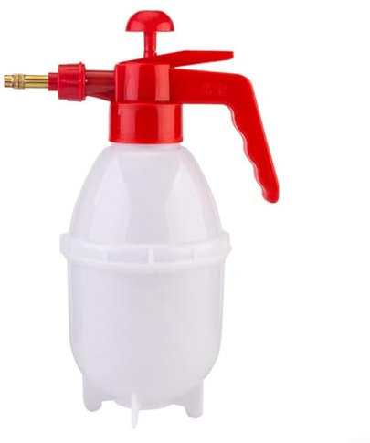 CWOQOCW Botella de pulverización portátil a presión con boquilla, bomba de mano, pulverizador de agua de jardín, pulverizador de mano para plantas de césped, rociador de agua de mano, mini niebla de