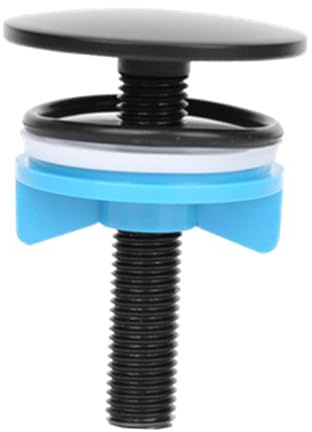 Baoblaze Kitchen Sink Hole Covers Blanking Caps Leakage Portable Faucet Hole Cover Metal Plugs for Kitchen Hotel Restroom Counter Home, Black